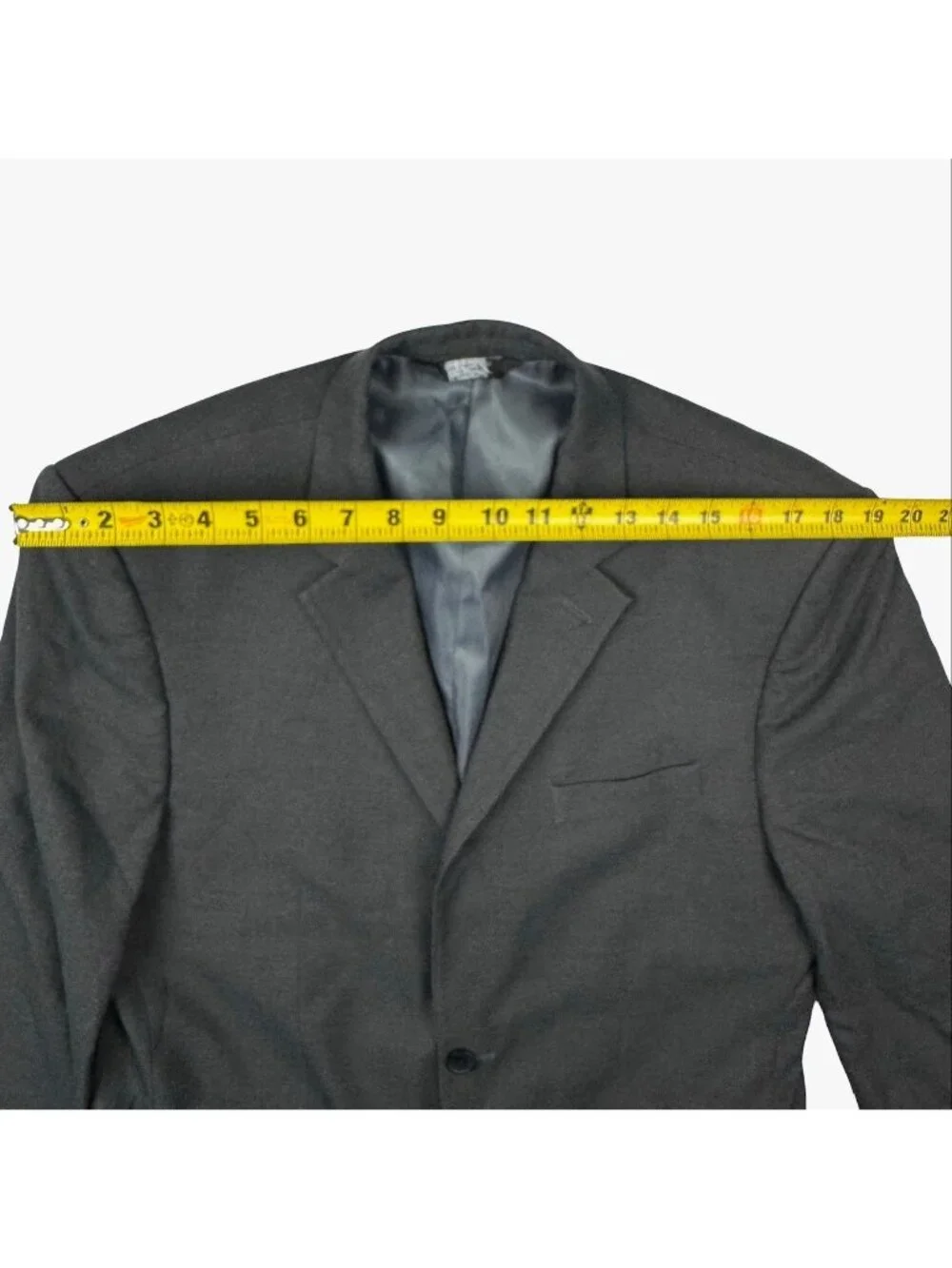 Haggar Men’s Polyester Blend 2-Button Blazer Gray • 42R